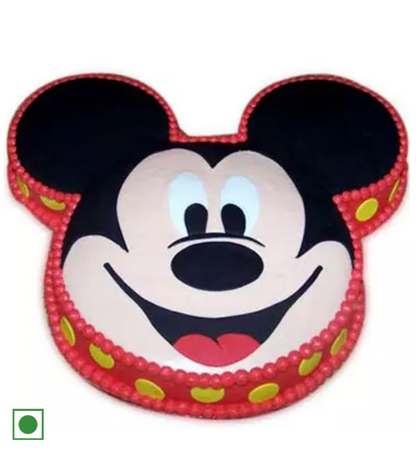 Order 2kg Mickey Face Chocolate Cake Online, Send Birthday gift to