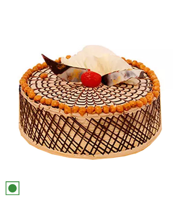 Pure Veg Round Butterscotch Birthday Cake, Packaging Type: Box at Rs 350/kg  in Pune